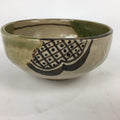 Japanese Ceramic Tea Ceremony Bowl Chawan Vtg Matcha Oribe Ware GTB829