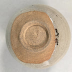 Japanese Ceramic Tea Ceremony Bowl Chawan Vtg Pottery Gray Crackle Glaze GTB686