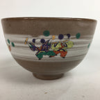 Japanese Ceramic Tea Ceremony Bowl Chawan Vtg Pottery Kyo ware Brown GTB723