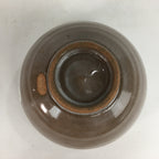Japanese Ceramic Tea Ceremony Bowl Chawan Vtg Pottery Kyo ware Brown GTB723