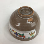 Japanese Ceramic Tea Ceremony Bowl Chawan Vtg Pottery Kyo ware Brown GTB723