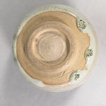 Japanese Ceramic Tea Ceremony Bowl Chawan Vtg Pottery White GTB700