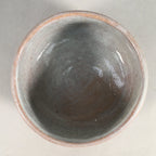 Japanese Ceramic Tea Ceremony Bowl Chawan Vtg Pottery White Gray GTB677