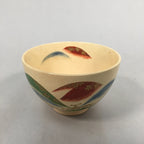 Japanese Ceramic Tea Ceremony Bowl Kyo ware Chawan Vtg Pottery GTB642