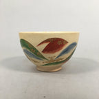 Japanese Ceramic Tea Ceremony Bowl Kyo ware Chawan Vtg Pottery GTB642