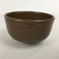 Japanese Ceramic Tea Ceremony Bowl Vtg Chawan Brown Pottery Sado GTB783