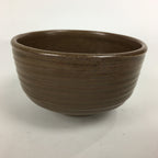 Japanese Ceramic Tea Ceremony Bowl Vtg Chawan Brown Pottery Sado GTB783