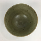 Japanese Ceramic Tea Ceremony Bowl Vtg Chawan Brown Pottery Sado GTB784