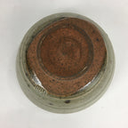 Japanese Ceramic Tea Ceremony Bowl Vtg Chawan Brown Pottery Sado GTB784