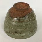 Japanese Ceramic Tea Ceremony Bowl Vtg Chawan Brown Pottery Sado GTB784