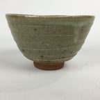 Japanese Ceramic Tea Ceremony Bowl Vtg Chawan Brown Pottery Sado GTB784