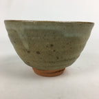 Japanese Ceramic Tea Ceremony Bowl Vtg Chawan Brown Pottery Sado GTB791