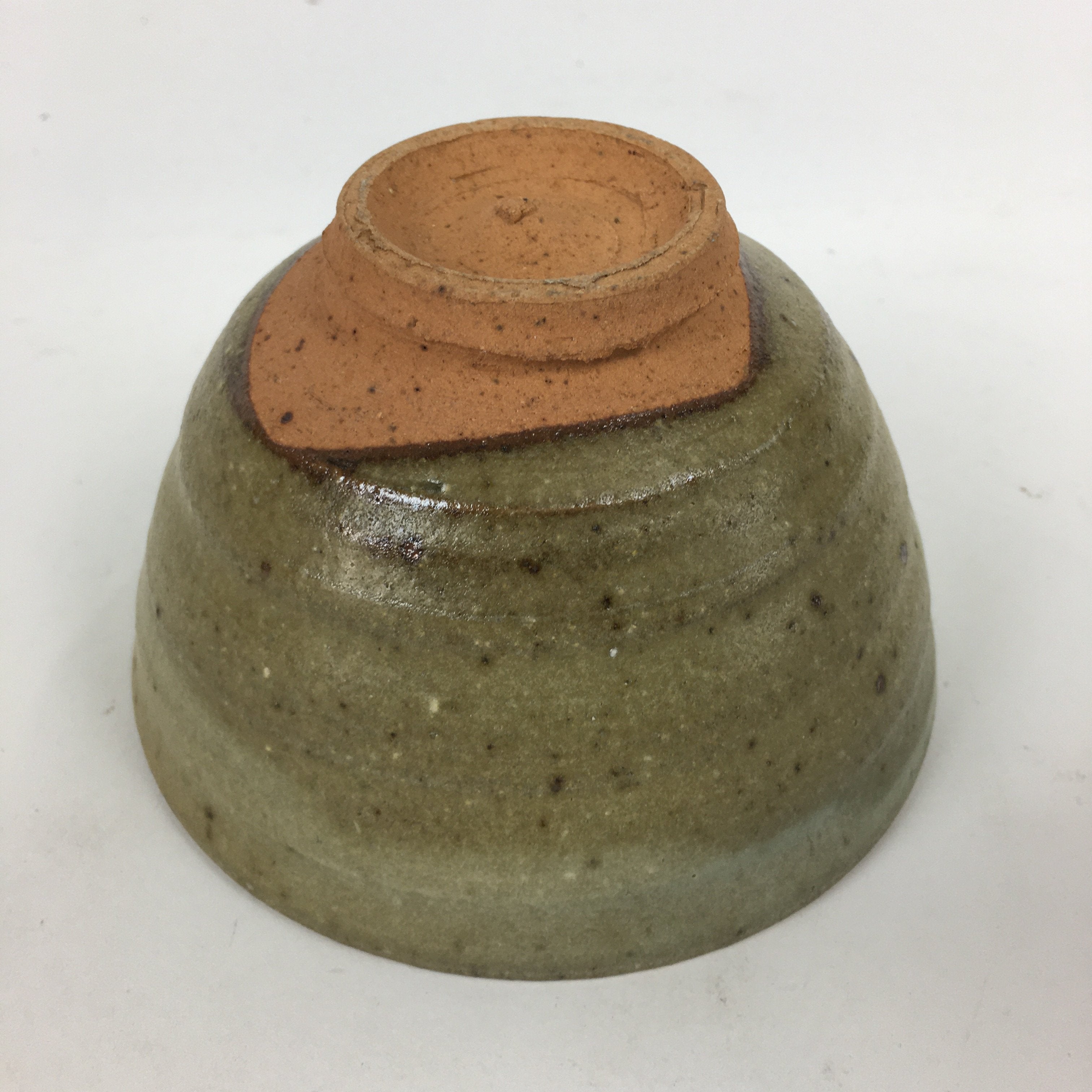 Japanese Ceramic Tea Ceremony Bowl Vtg Chawan Brown Pottery Sado GTB791