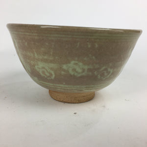 Japanese Ceramic Tea Ceremony Bowl Vtg Chawan Brown Pottery Sado GTB793