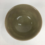 Japanese Ceramic Tea Ceremony Bowl Vtg Chawan Brown Pottery Sado GTB793