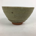 Japanese Ceramic Tea Ceremony Bowl Vtg Chawan Brown Pottery Sado GTB799