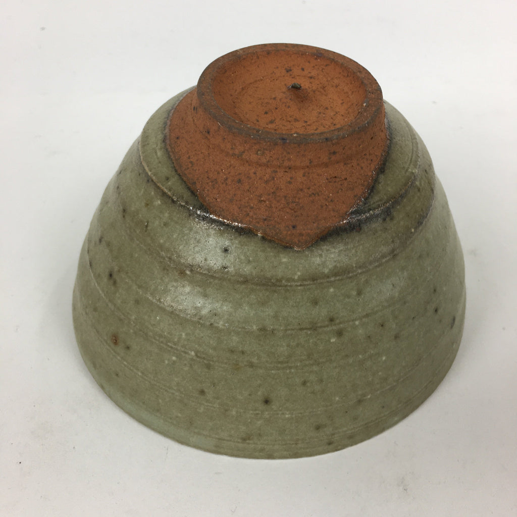 Japanese Ceramic Tea Ceremony Bowl Vtg Chawan Brown Pottery Sado GTB799