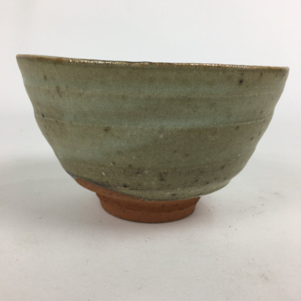 Japanese Ceramic Tea Ceremony Bowl Vtg Chawan Brown Pottery Sado GTB800