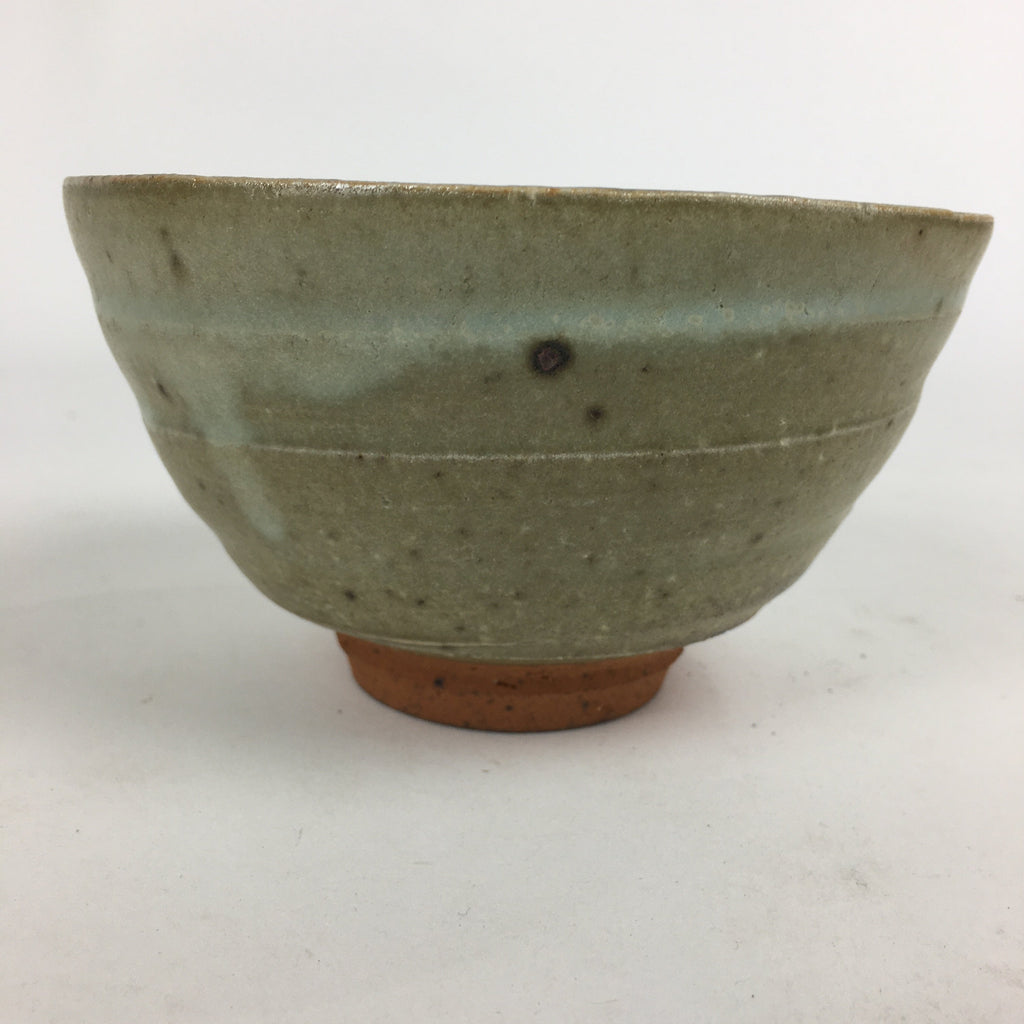 Japanese Ceramic Tea Ceremony Bowl Vtg Chawan Brown Pottery Sado GTB800
