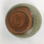 Japanese Ceramic Tea Ceremony Bowl Vtg Chawan Brown Pottery Sado GTB800