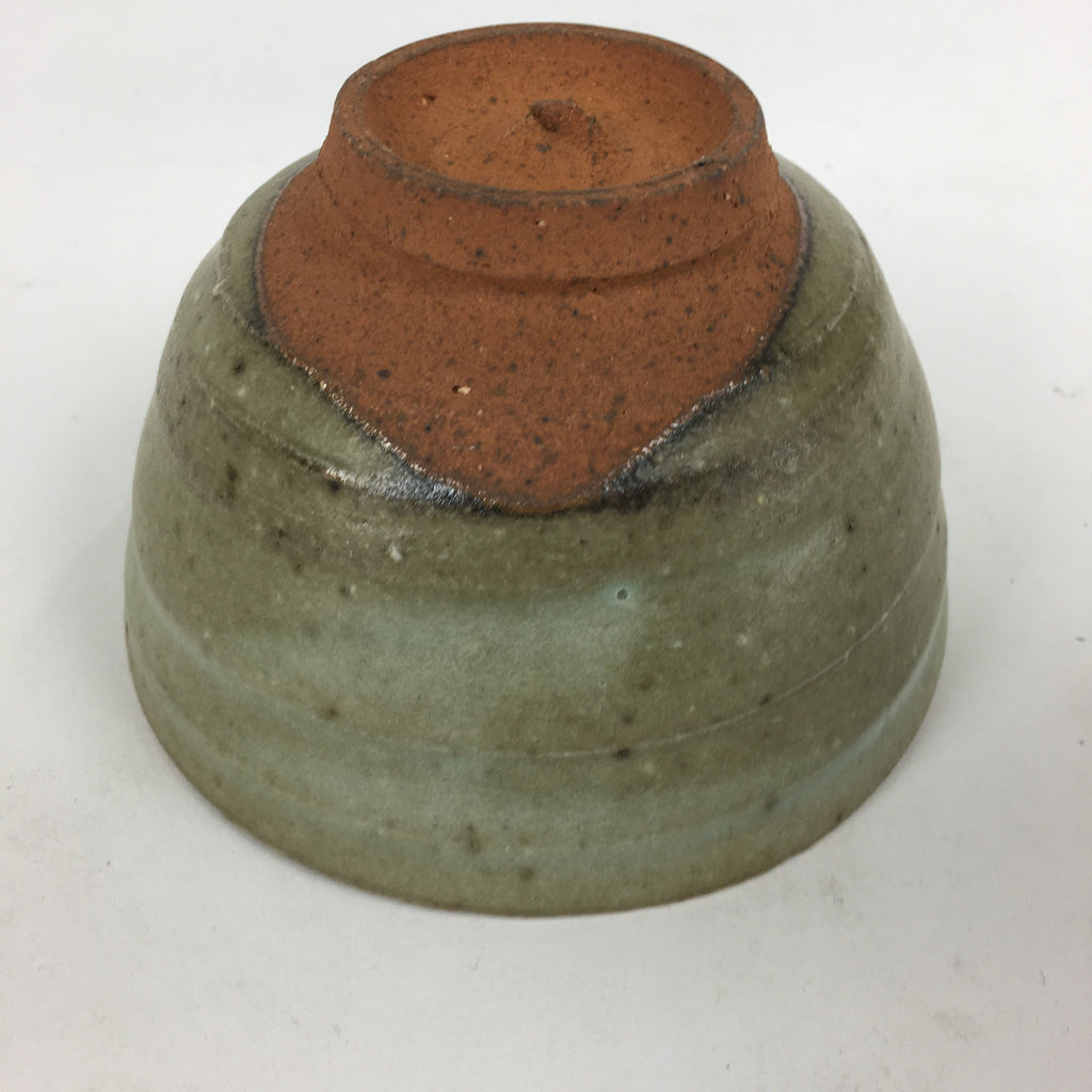 Japanese Ceramic Tea Ceremony Bowl Vtg Chawan Brown Pottery Sado GTB800