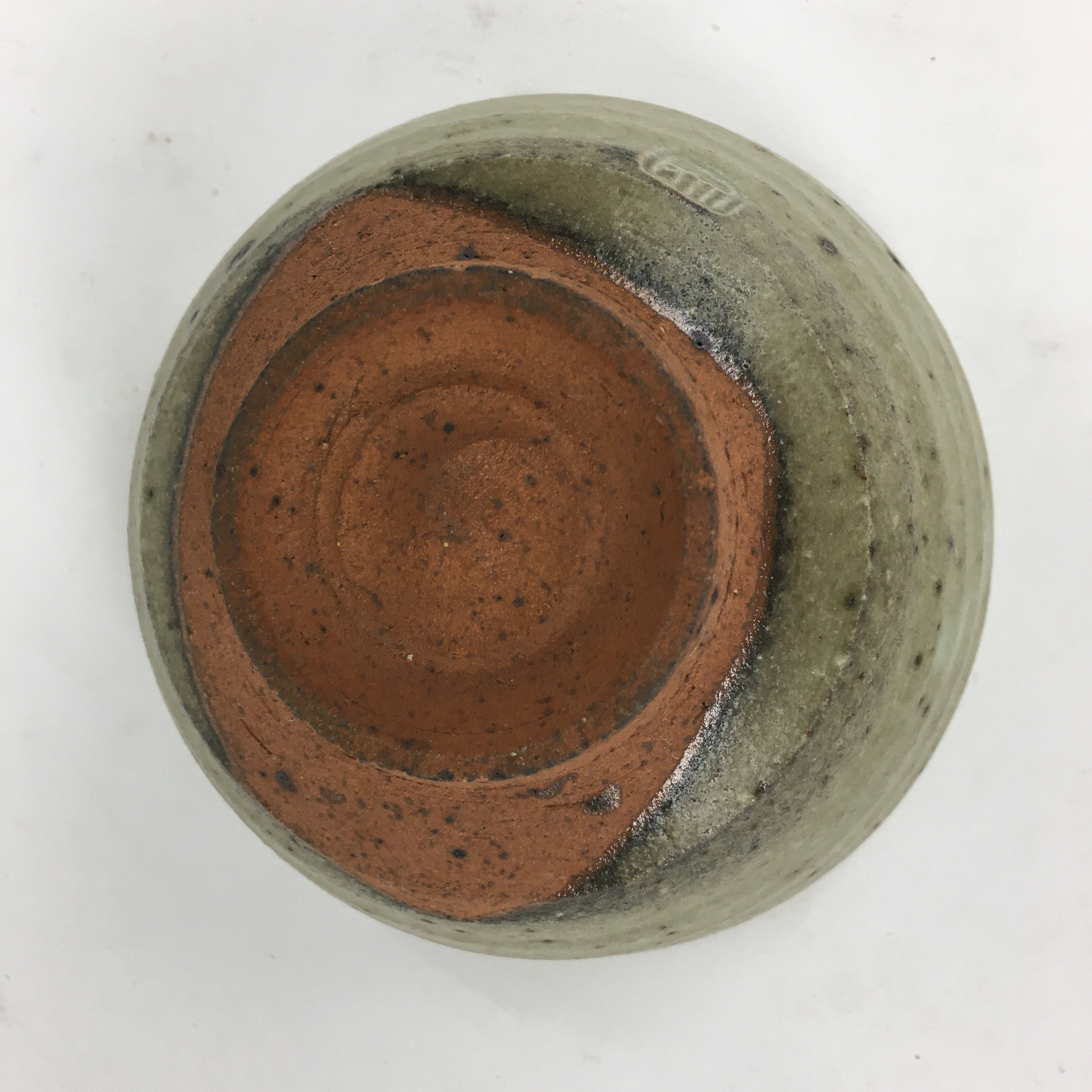 Japanese Ceramic Tea Ceremony Bowl Vtg Chawan Brown Pottery Sado GTB801