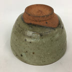 Japanese Ceramic Tea Ceremony Bowl Vtg Chawan Brown Pottery Sado GTB801