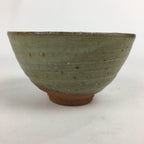 Japanese Ceramic Tea Ceremony Bowl Vtg Chawan Brown Pottery Sado GTB802