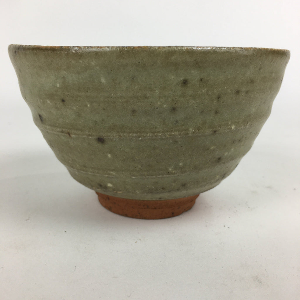 Japanese Ceramic Tea Ceremony Bowl Vtg Chawan Brown Pottery Sado GTB803