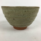 Japanese Ceramic Tea Ceremony Bowl Vtg Chawan Brown Pottery Sado GTB803