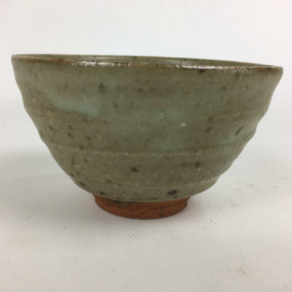 Japanese Ceramic Tea Ceremony Bowl Vtg Chawan Brown Pottery Sado GTB803