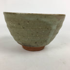 Japanese Ceramic Tea Ceremony Bowl Vtg Chawan Brown Pottery Sado GTB803