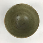 Japanese Ceramic Tea Ceremony Bowl Vtg Chawan Brown Pottery Sado GTB803