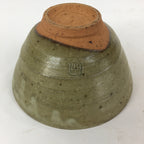 Japanese Ceramic Tea Ceremony Bowl Vtg Chawan Brown Pottery Sado GTB811