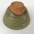Japanese Ceramic Tea Ceremony Bowl Vtg Chawan Brown Pottery Sado GTB811