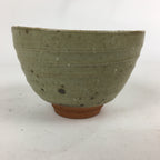 Japanese Ceramic Tea Ceremony Bowl Vtg Chawan Brown Pottery Sado GTB812