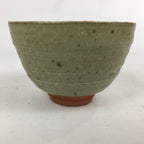 Japanese Ceramic Tea Ceremony Bowl Vtg Chawan Brown Pottery Sado GTB812