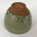 Japanese Ceramic Tea Ceremony Bowl Vtg Chawan Brown Pottery Sado GTB812