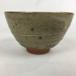 Japanese Ceramic Tea Ceremony Bowl Vtg Chawan Brown Pottery Sado GTB814