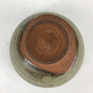 Japanese Ceramic Tea Ceremony Bowl Vtg Chawan Brown Pottery Sado GTB814