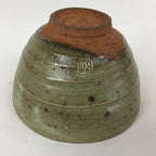 Japanese Ceramic Tea Ceremony Bowl Vtg Chawan Brown Pottery Sado GTB814