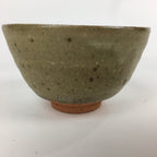 Japanese Ceramic Tea Ceremony Bowl Vtg Chawan Brown Pottery Sado GTB815