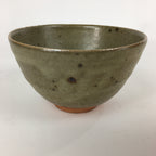 Japanese Ceramic Tea Ceremony Bowl Vtg Chawan Brown Pottery Sado GTB815