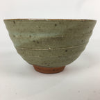 Japanese Ceramic Tea Ceremony Bowl Vtg Chawan Brown Pottery Sado GTB816