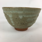 Japanese Ceramic Tea Ceremony Bowl Vtg Chawan Brown Pottery Sado GTB816