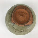 Japanese Ceramic Tea Ceremony Bowl Vtg Chawan Brown Pottery Sado GTB816