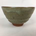 Japanese Ceramic Tea Ceremony Bowl Vtg Chawan Brown Pottery Sado GTB817