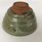 Japanese Ceramic Tea Ceremony Bowl Vtg Chawan Brown Pottery Sado GTB817