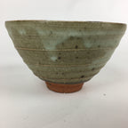 Japanese Ceramic Tea Ceremony Bowl Vtg Chawan Brown Pottery Sado GTB818