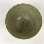 Japanese Ceramic Tea Ceremony Bowl Vtg Chawan Brown Pottery Sado GTB818